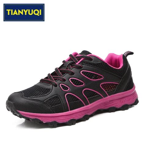 Tianyuqi High Quality Women Hiking Shoes Summer Breathable Mesh