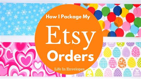 How I Package My Etsy Orders Youtube