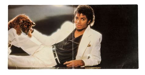 Lot Detail Michael Jackson Signed Thriller Album Cover