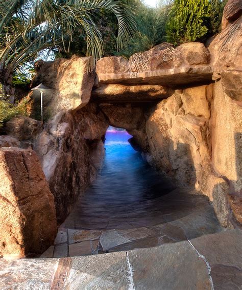 Custom Pool Design ~ Lagoon Cave Entrance Pools Pinterest Cave