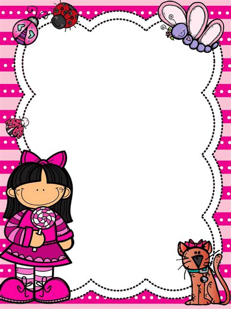 Clip Art Frames Borders Boarders And Frames School Binder Covers