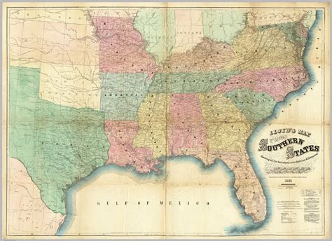 Lloyd's Map Of The Southern States. - David Rumsey Historical Map Collection