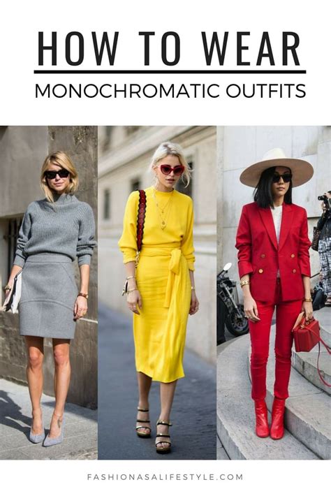How To Wear Monochromatic Looks Fashion As A Lifestyle