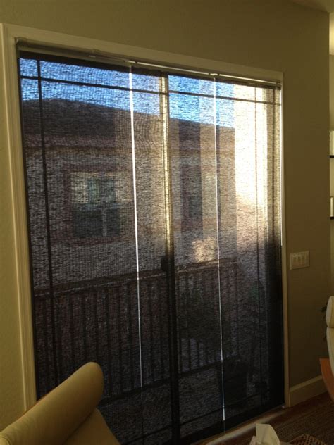 Another great idea is using ribbons as drapes for a girl's bedroom. Kvartal panels mounted inside a sliding glass door ~ Get ...