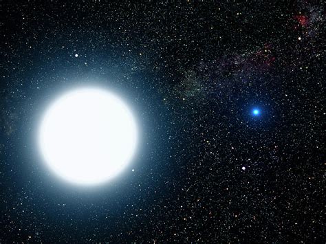 Sirius Binary Star System Photograph By G Baconnasaesastsciscience