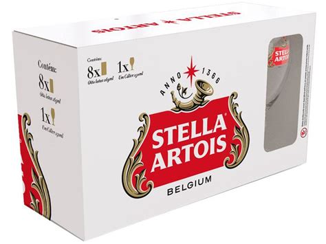 Kit Cerveja Stella Artois American Standard Lager 269ml Cada 8