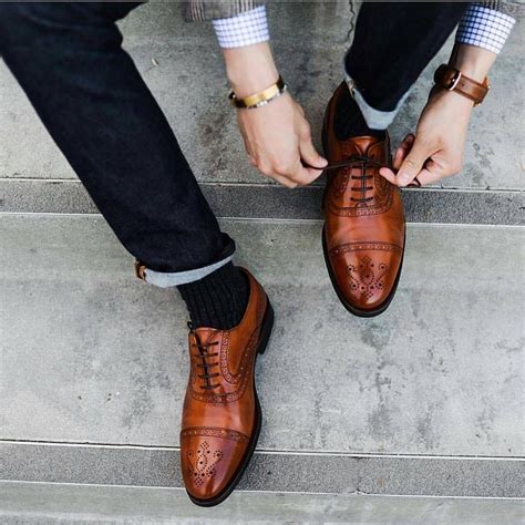Suede Brown Formal Shoes For Men China Bespoke Mens Brown Lace Up