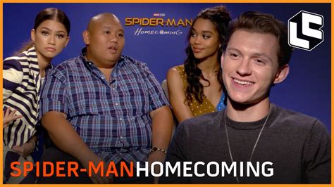 Spider Man Homecoming Cast Interview Youtube