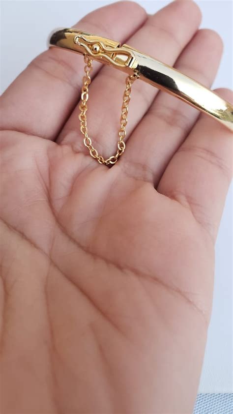 Gold Bangle Bracelet For Women Plain Gold Cuff Bracelet Etsy Australia
