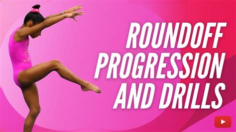 roundoff progression and drills gymnastics tumbling tutorial featuring coach mary lee tracy