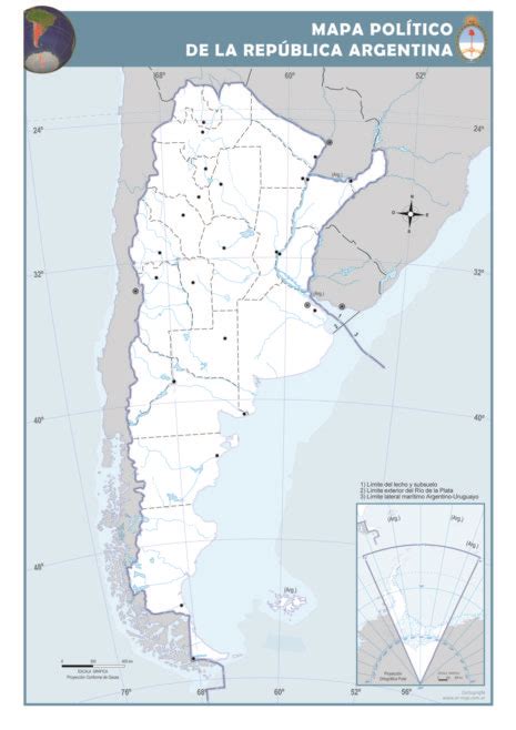 Mapas De Argentina Político Y Físico Para Descargar E Imprimir