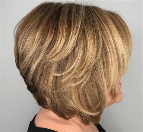 Layered Bob Haircuts For Over 60 Reverasite