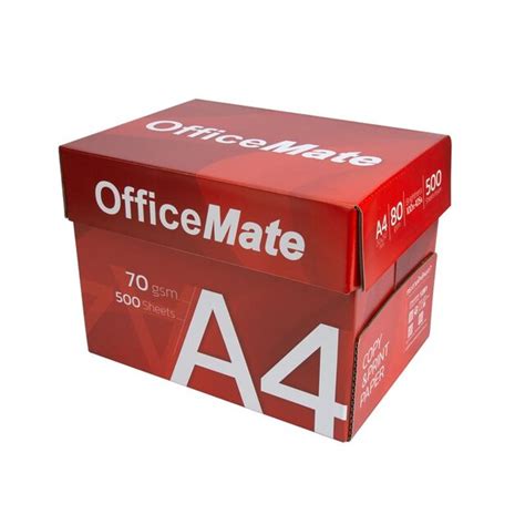 กระดาษถ่ายเอกสาร A4 70แกรม (แพ็ค5รีม) ออฟฟิศเมท | OfficeMate