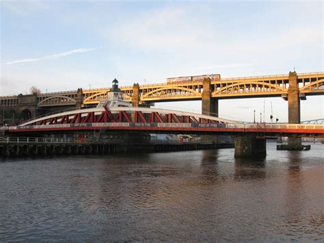 Tyne Swing Bridge And High Level Bridge © G Laird Cc By Sa20
