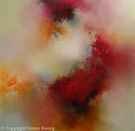 Abstract Paintings By Artist Simon Kenny Abstract Art Gallery Red