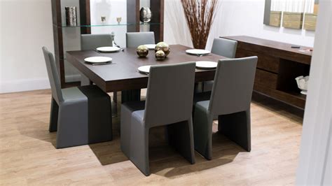Place an order for your favourite piece through our site and we will ensure free and prompt delivery to the location of your. 8 Seater Square Dark Wood Dining Table and Chairs | Funky ...