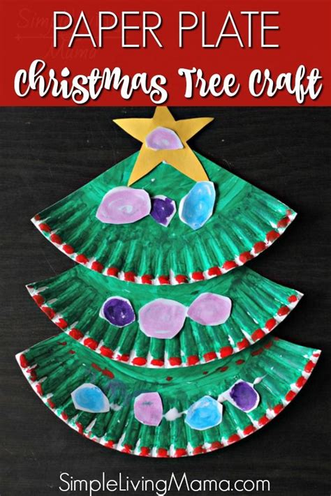 Paper Plate Christmas Tree Craft Simple Living Mama Christmas