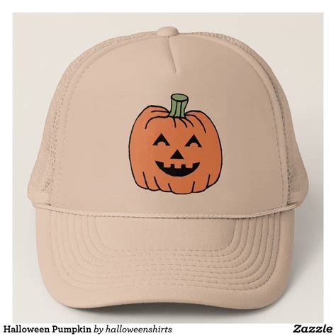 Cn Trucker Hat Halloween Pumpkins Holiday Outfits