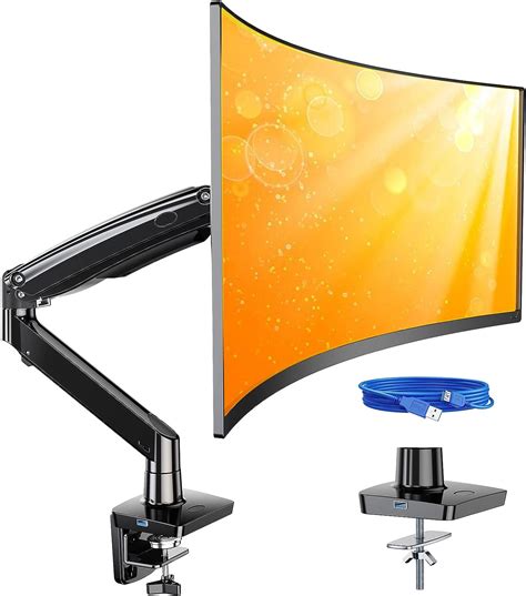 Ergear Ultrawide Monitor Arm With Usb Monitor Mount Fits 13 35” Screen