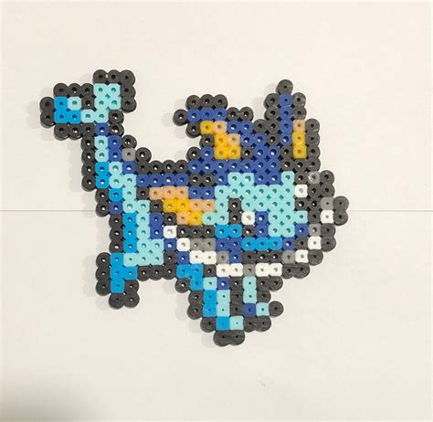 Vaporeon Pokemon Perler Beads By Dox Draw Perler Bead Vrogue Co