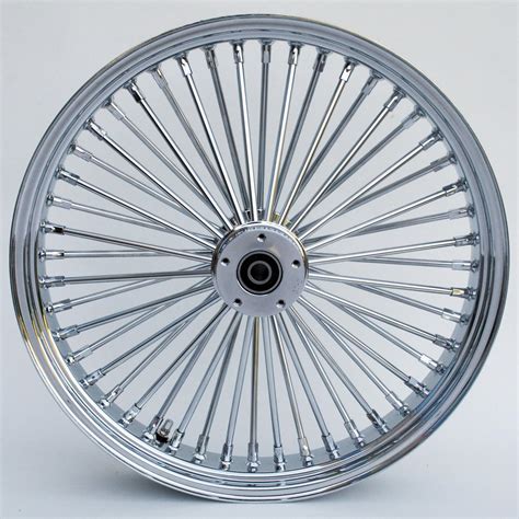 21x35 Fat Spoke Dual Disc Front Wheel For Harley Flt Touring Baggers