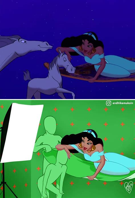 This Artist Illustrated What Happens Behind The Scenes Of Disney Movies