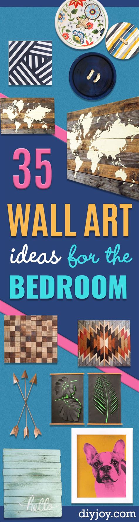 35 Diy Wall Art Ideas For The Bedroom Diy Wall Art Creative Wall Art