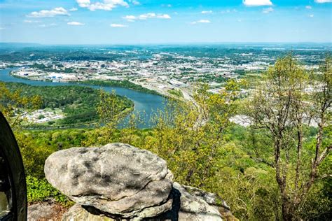 Chattanooga Tennessee Usa Views From Lookout Mountain Stock Image