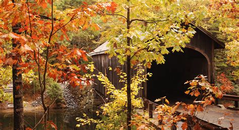 Discover Maine In The Fall Covered Bridges And Waterfalls Tour