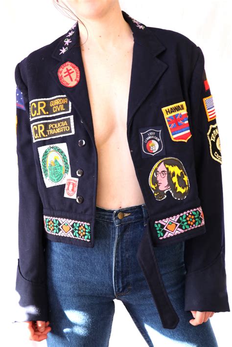 Vintage Military Jacket With Patches Things We Lost