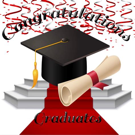 8x8ft Congratulations Graduation Graduates Hat Red Carpet Stage Custom