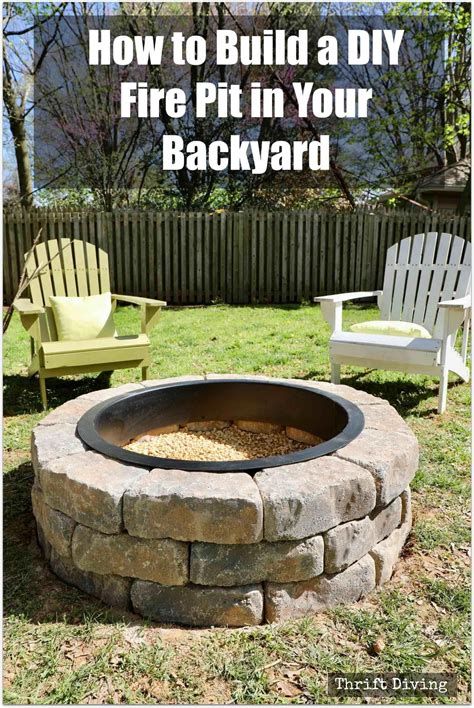 Over the weekend my husband and i decided to build a fire pit in our back yard. How to Build a DIY Fire Pit With Gravel and Stones | How ...