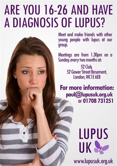 Young People Lupus Group Poster Lupus Uk
