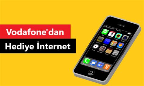 Vodafone Bedava İnternet Kampanyası 2023 Trcep