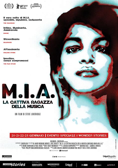 Lei mi ama tanto sempre come fosse. M.I.A. LA CATTIVA RAGAZZA DELLA MUSICA - cinemabeltrade