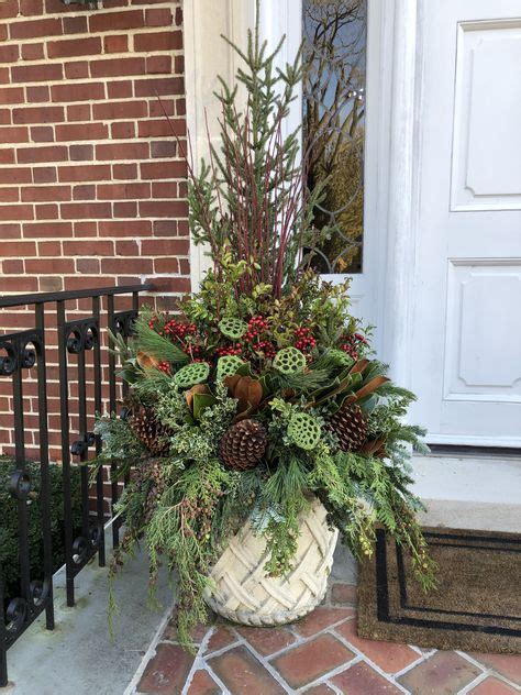 100 Winter Greens Ideas In 2020 Christmas Planters Winter Planter