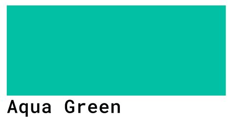 Green Color Chart Green Colors Aqua Green Spring Colo
