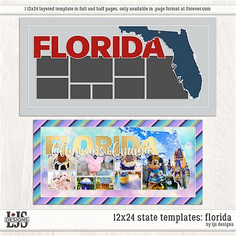 12x24 State Templates Florida Digital Art