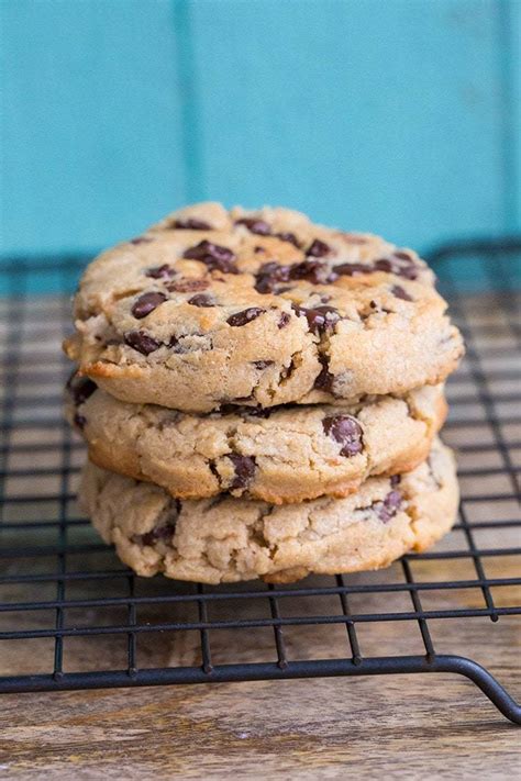 Thick Chewy Peanut Butter Chocolate Chip Cookies The Kitchen Magpie