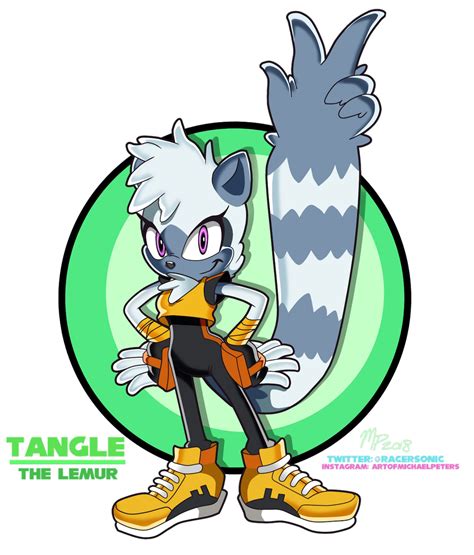 Tangle The Lemur Sonic Adventure Style By SpongeDudeCoolPants On
