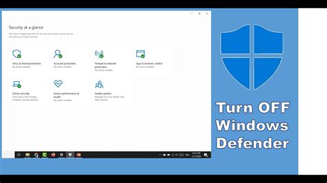 How To Permanently Disable Windows Defender On Windows 10 Youtube
