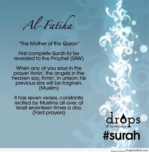 Al Fatihah The Essence Of The Quran Surah Fatiha Islam Quran
