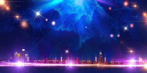 Shocking City Starlight Party Background Material New