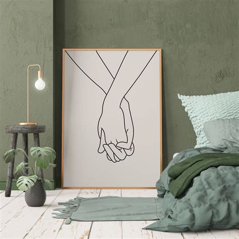 800 x 2592 jpeg 110 кб. Couple Hands Neutral Colors Line Drawing, Lovers Hands ...