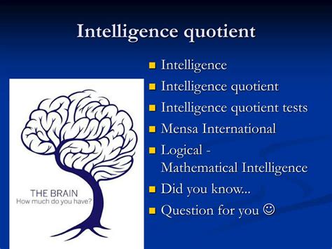 Ppt Intelligence Quotient Powerpoint Presentation Free Download Id
