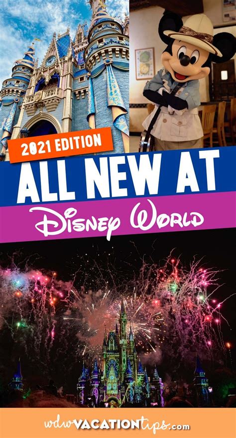 What Is New At Disney World In 2021 In 2021 Disney World Disney