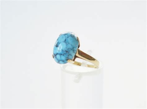 Anita Potters Juwelier Antiek Verkocht Vintage Ring Met Turkoois