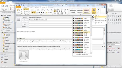 How To Format Messages In Outlook Youtube