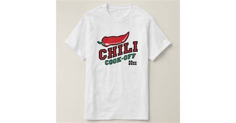Chili Cook Off Competition Tshirt Zazzle