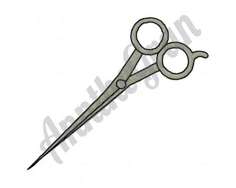 Hair Scissors Machine Embroidery Design From Annthegranembroidery On